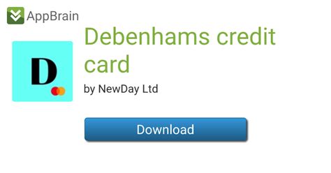 debenhams credit card app download.